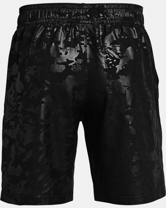 Men's UA Woven Emboss Shorts, Black, pdpMainDesktop image number 5